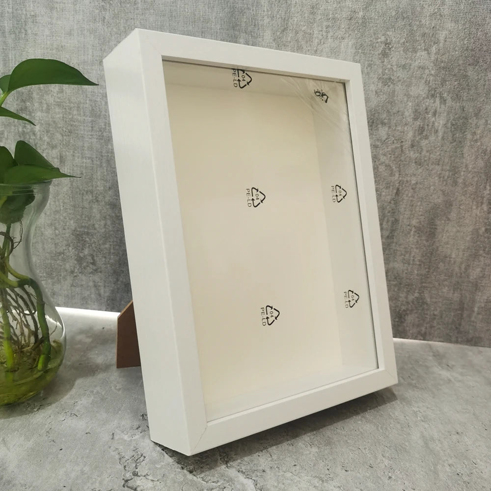 Shadow Box Wooden Photo Frame for 3D Display