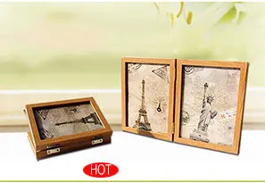 Shadow Box Wooden Photo Frame for 3D Display