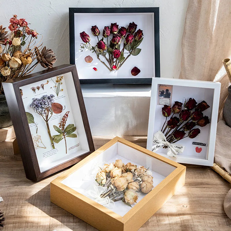 Shadow Box Wooden Photo Frame for 3D Display