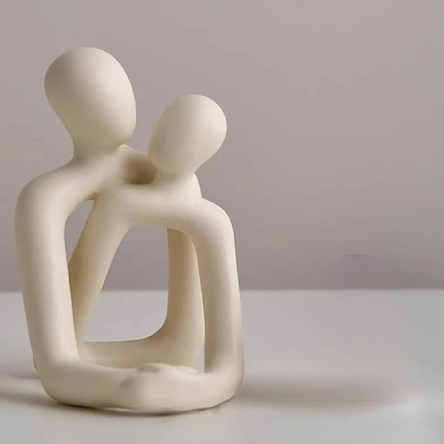 HeartBond Couple Sculpture