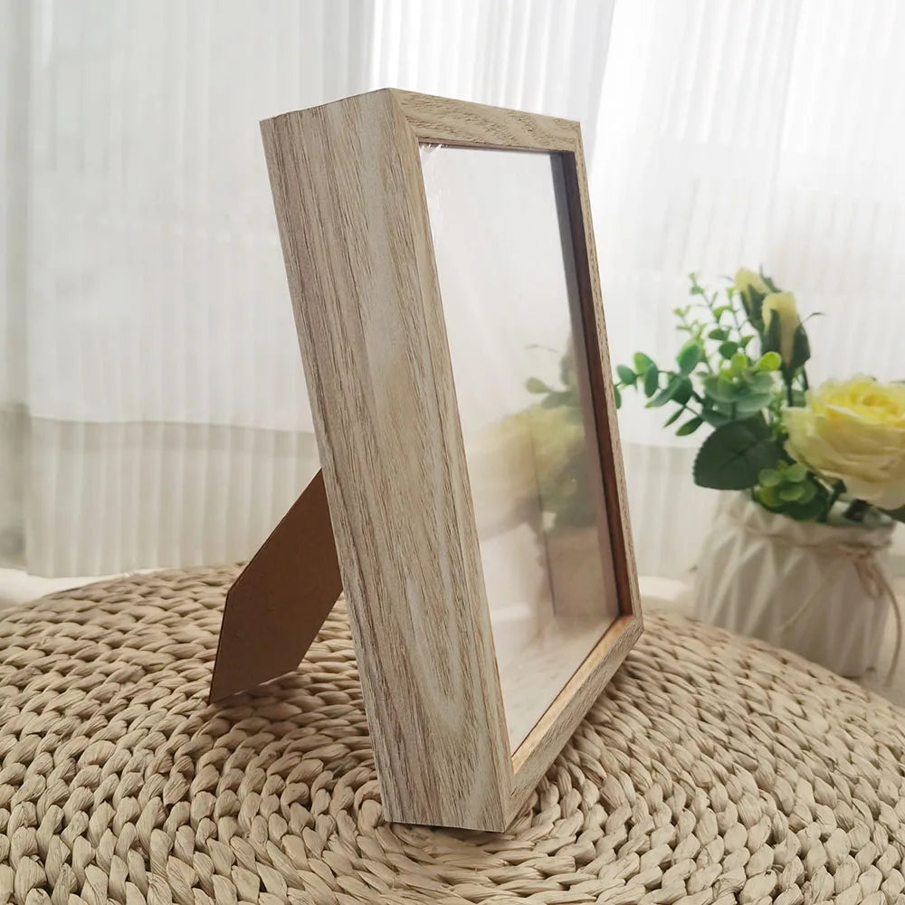 Shadow Box Wooden Photo Frame for 3D Display