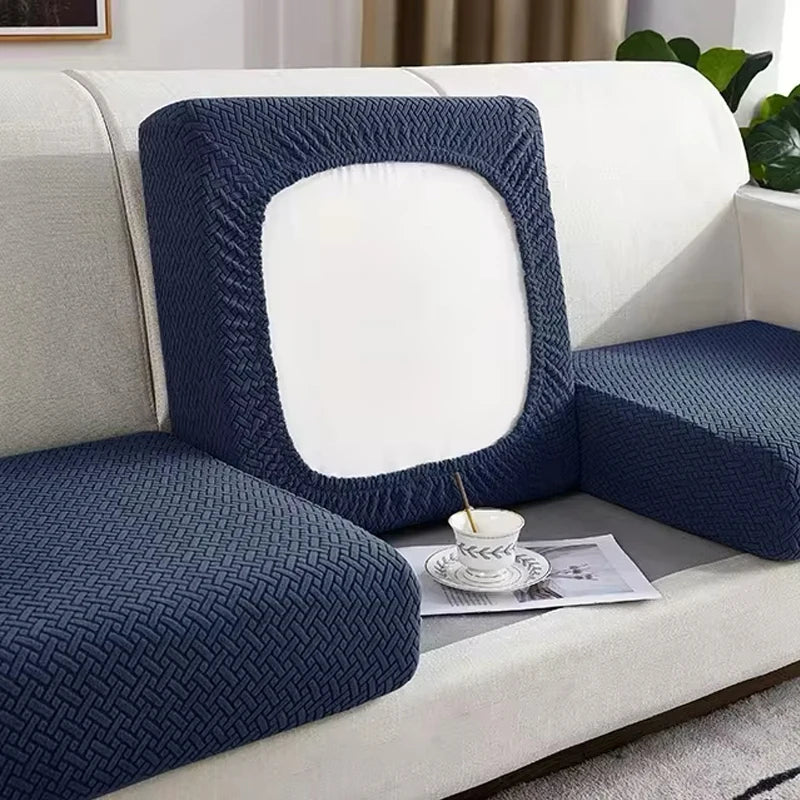 Thick Jacquard Elastic Sofa Seat Cover Protector
