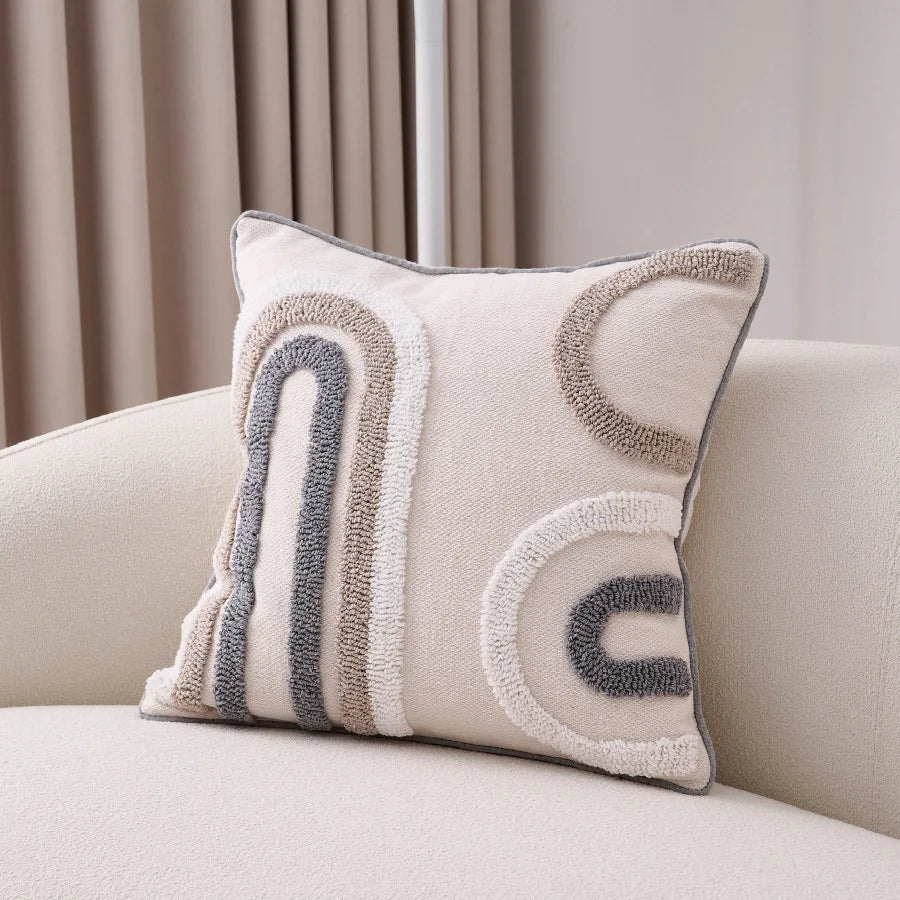 Bohemian Cotton Linen Pillowcase with Tassels