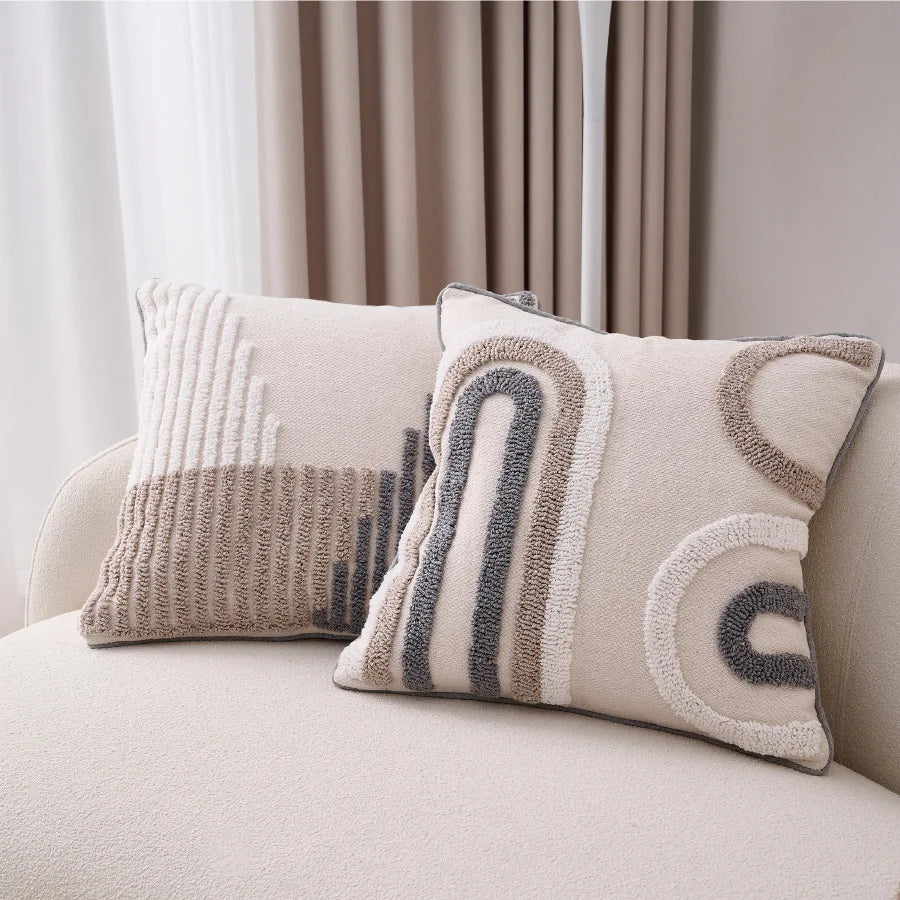 Bohemian Cotton Linen Pillowcase with Tassels