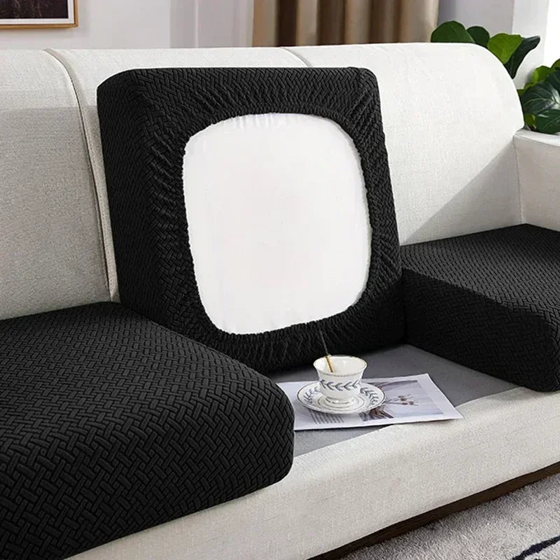 Thick Jacquard Elastic Sofa Seat Cover Protector