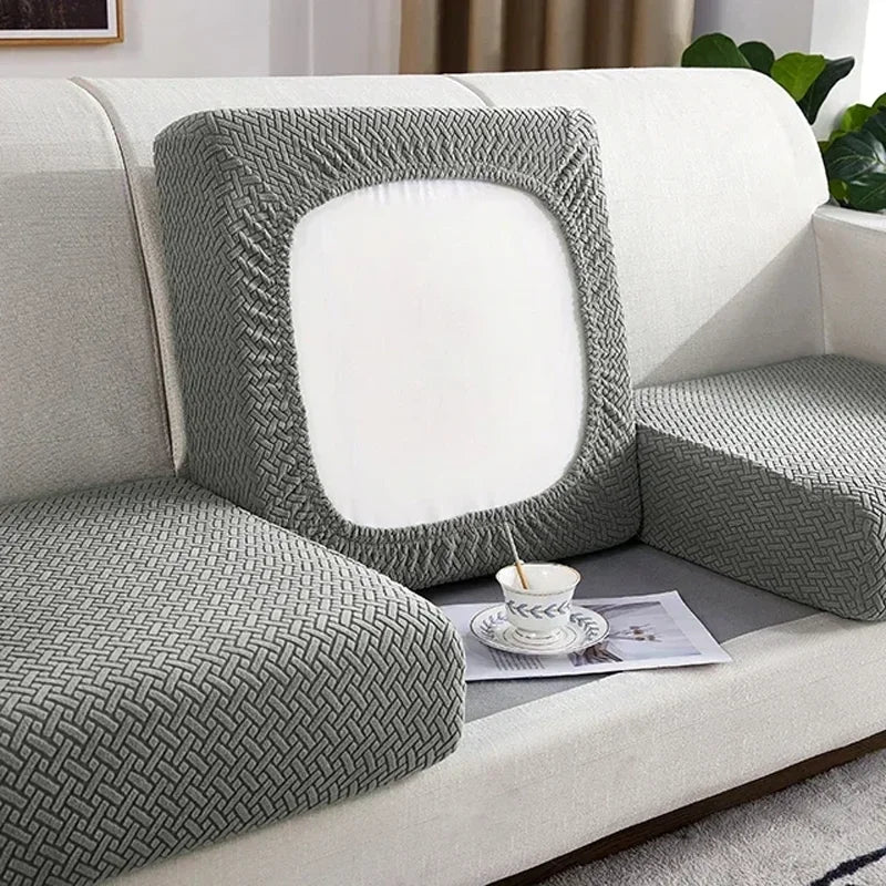 Thick Jacquard Elastic Sofa Seat Cover Protector